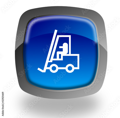 Forklift truck button