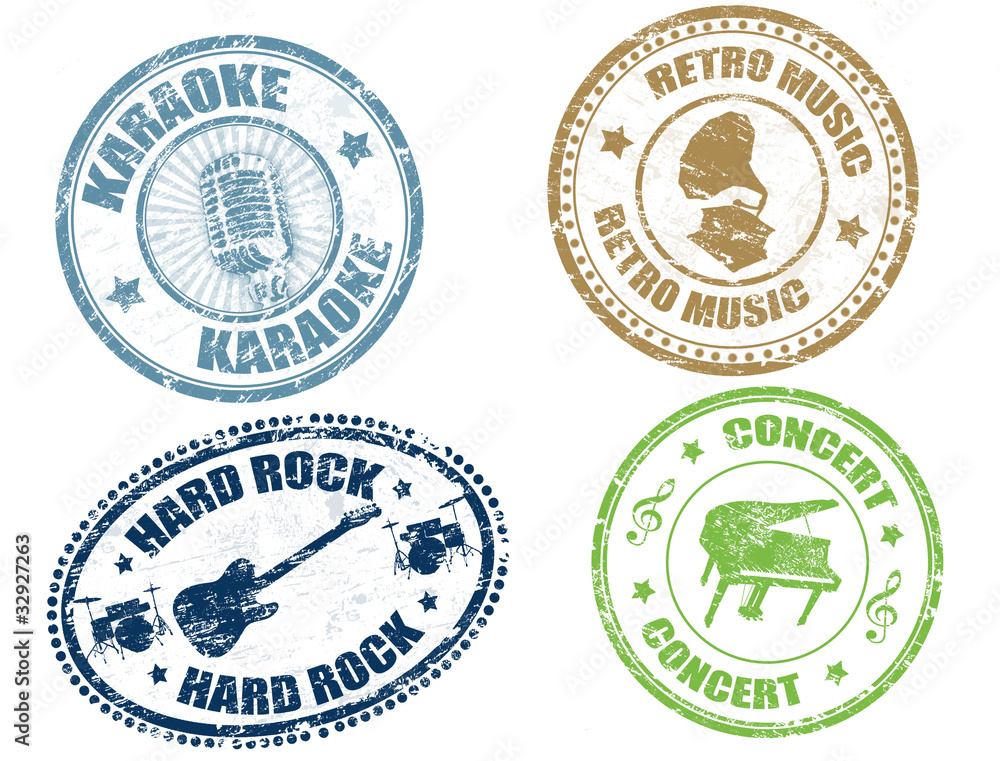 Music stamps