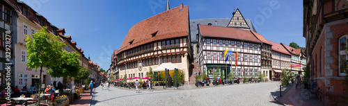 Obraz na płótnie Panorama Stolberg im Harz w salonie