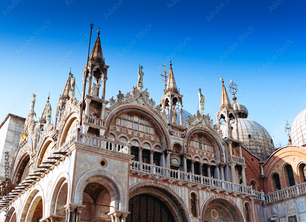 Cathedral of San Marco,Venice, Italy. Roof details