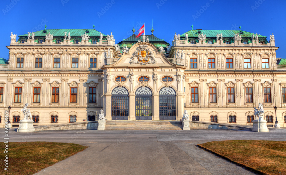 Belvedere palace Vienna Austria