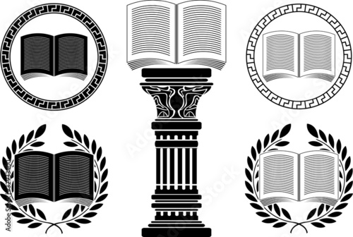 education. stencil. second variant