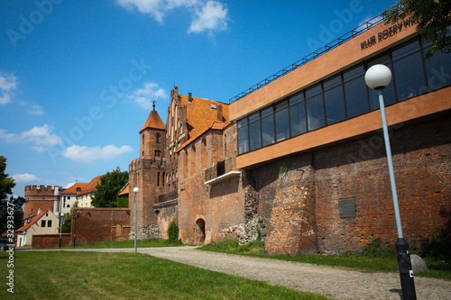 Mury zamku,Dwór Mieszczański,Toruń,Poland