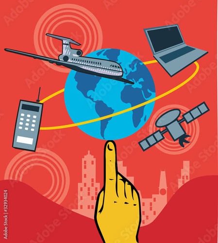 Collage featuring technologies