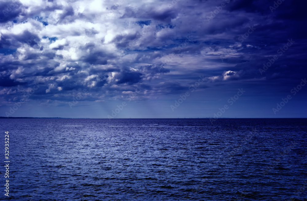 Clouds over sea Clouds over sea