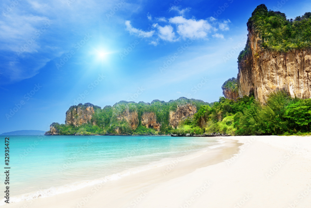 Obraz premium Railay beach in Krabi Thailand