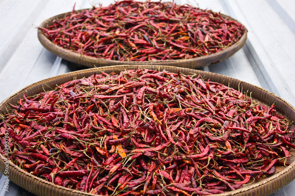 Fototapeta premium Dried red chili