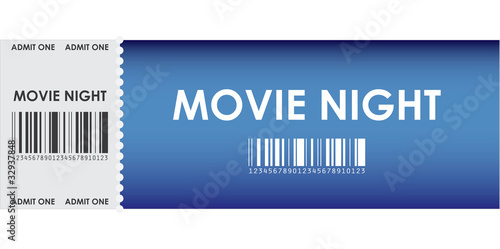 special blue movie ticket