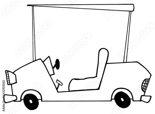 Outlined Unique Compact Car