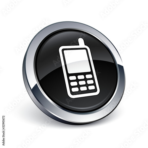 icône bouton internet téléphone