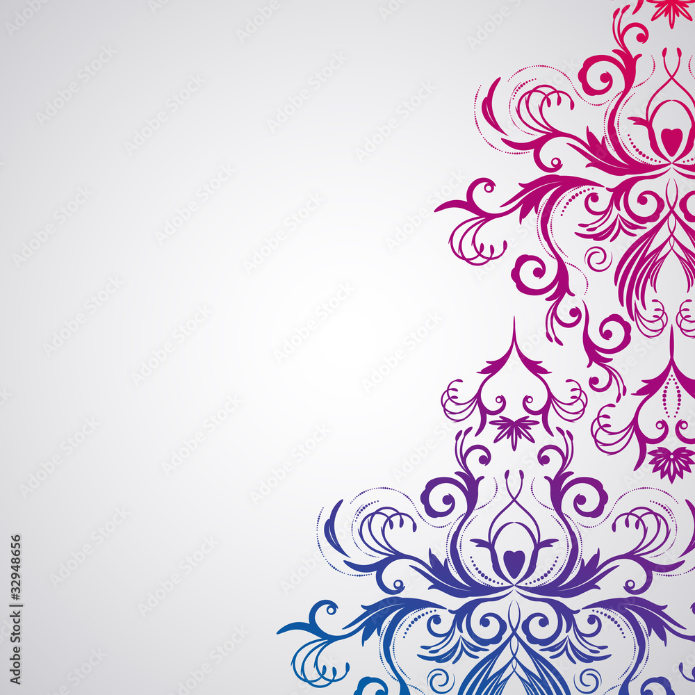 Abstract floral background with oriental flowers. Abstract floral background with oriental flowers.