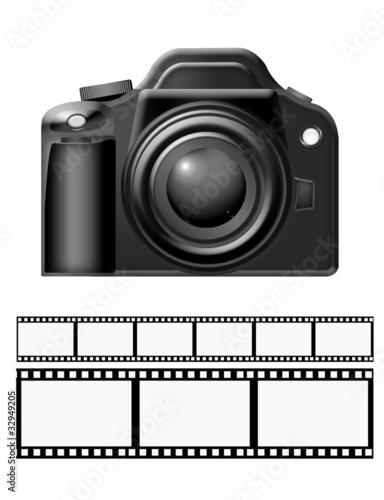 camera and filmstrip