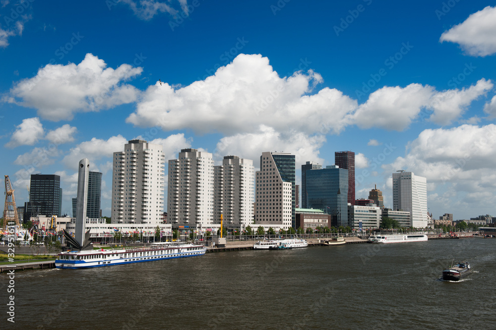 Fototapeta premium Rotterdam skyline