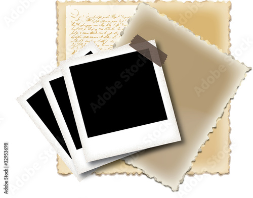 Papers and polaroids