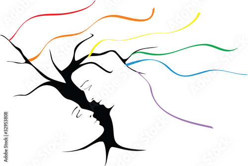 rainbow tree