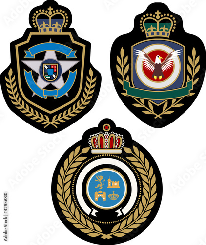 royal emblem badge shield