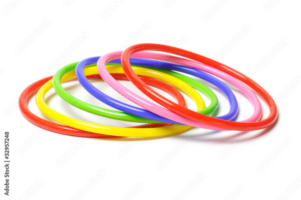 Colorful plastic bangles Colorful plastic bangles