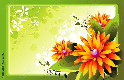 diseño de flores en vector
