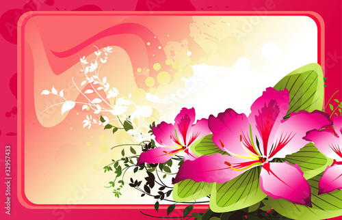 diseño de flores en vector