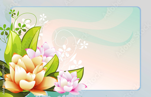 diseño de flores en vector