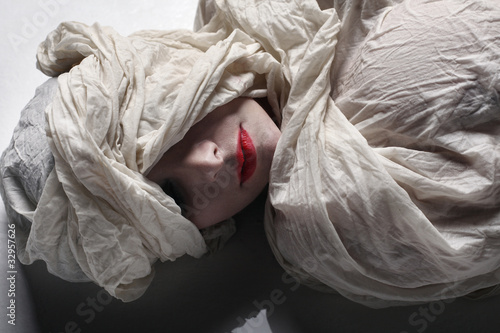 Fototapeta Shrouded Woman