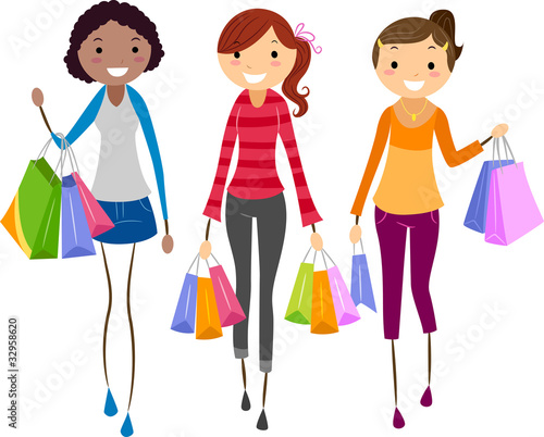 Girls Shopping