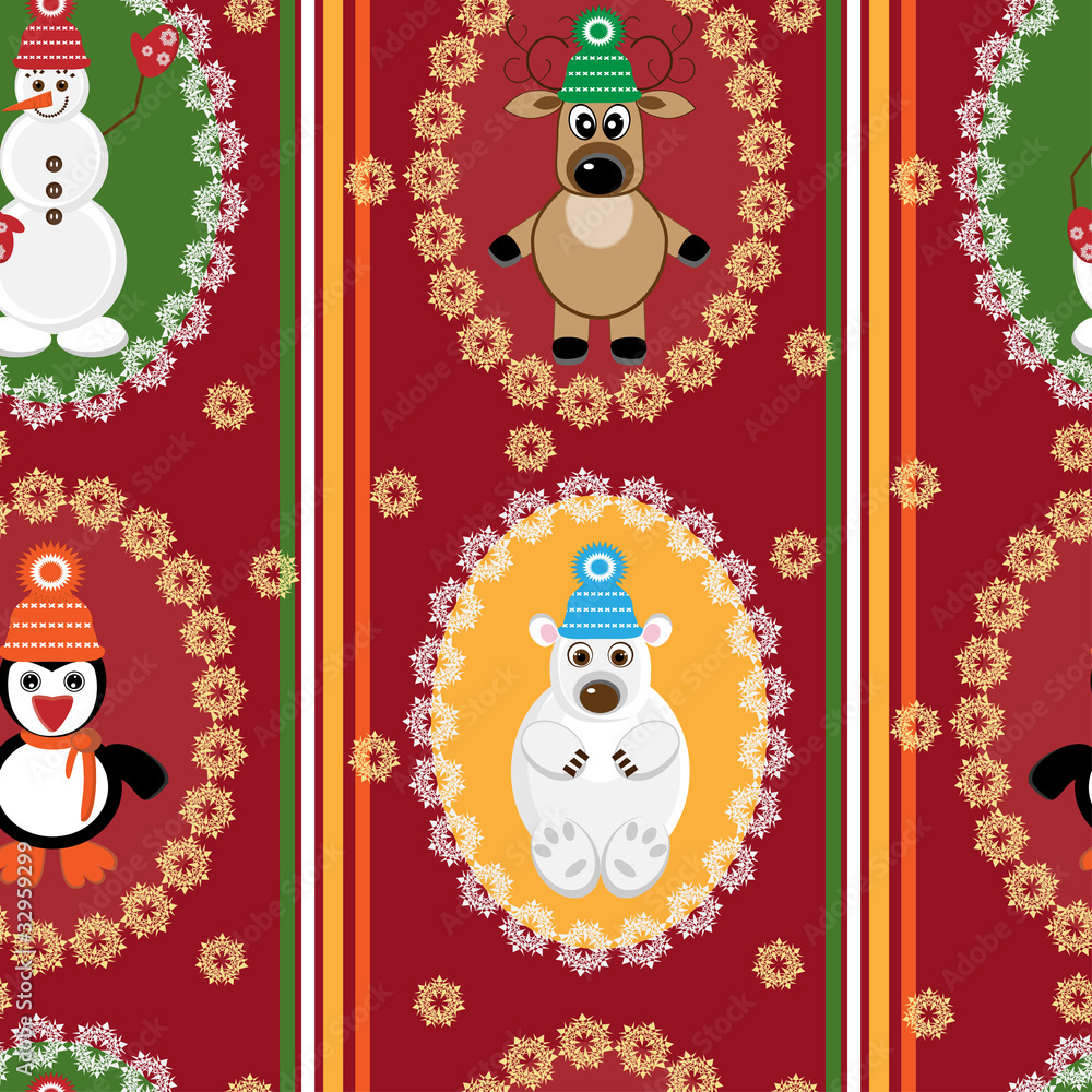 Christmas seamless background Christmas seamless background