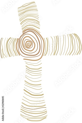 Holzkreuz Vektorgrafik