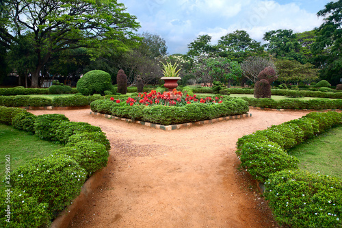 Cuadro en lienzo Lalbagh botanical garden in Bangalore