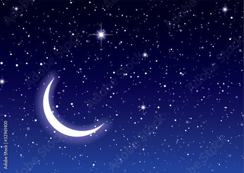 Space moon sky