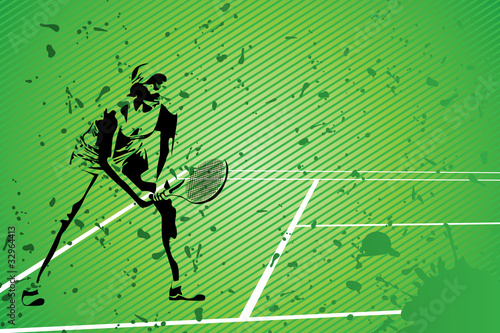 tennis illustration
