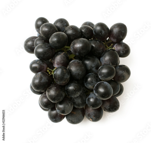 bunch of black grapes