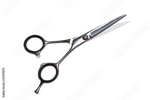 Special scissors for work of hairdresser