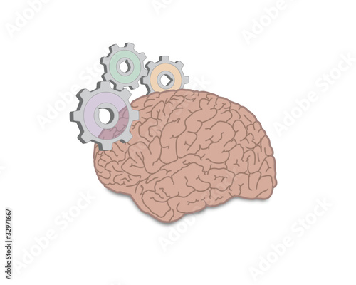 Cerveau réflexion