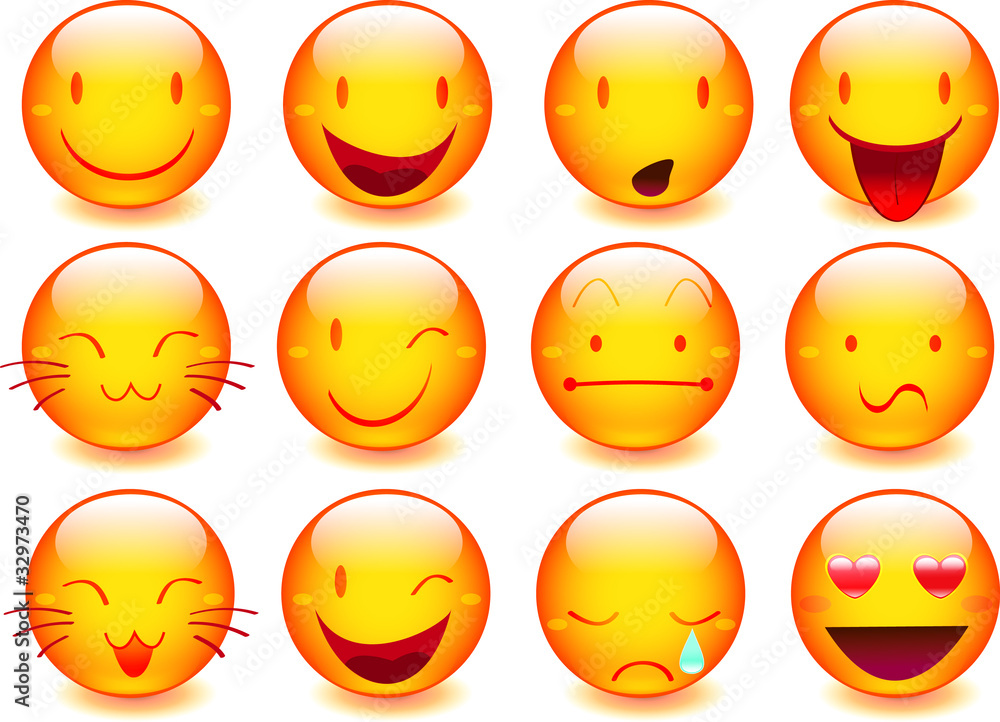 Shiny smileys Shiny smileys