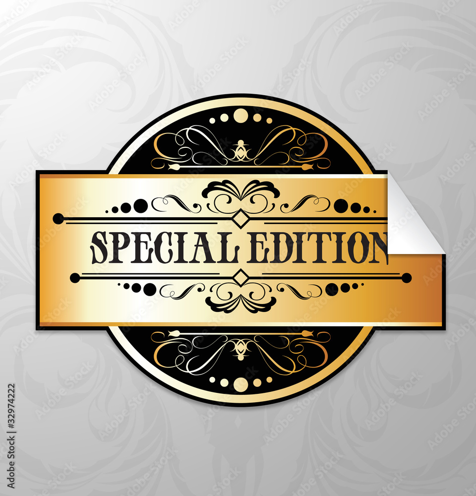 Obraz premium Special Edition Label