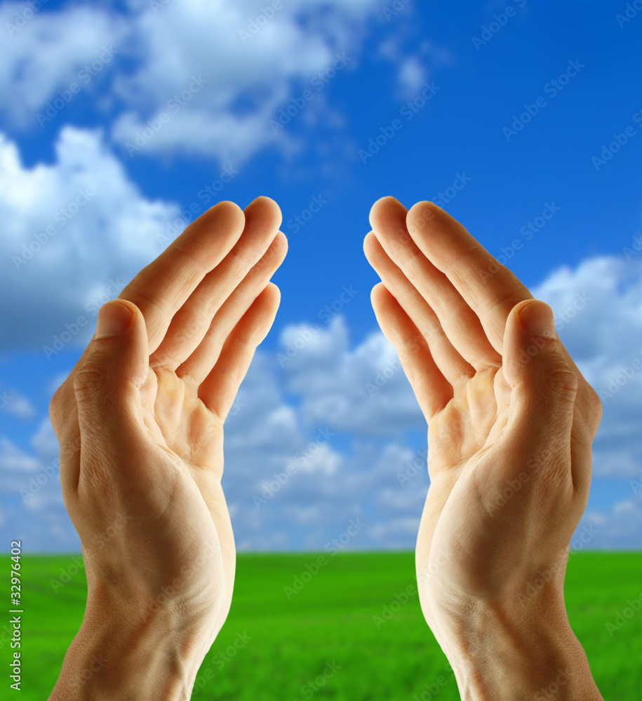 Open hands