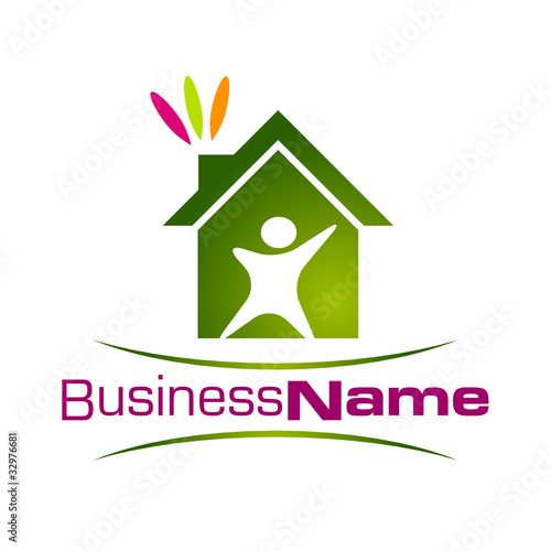 Logo maison blanc