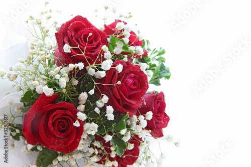 Canvastavla rose bouquet