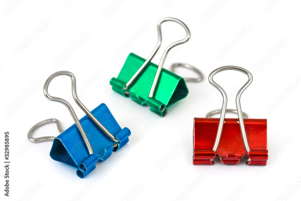Multicolored paper clips Multicolored paper clips