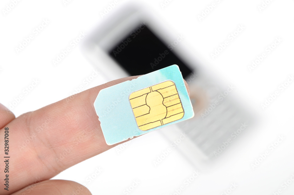 sim card and cellphone sim card and cellphone
