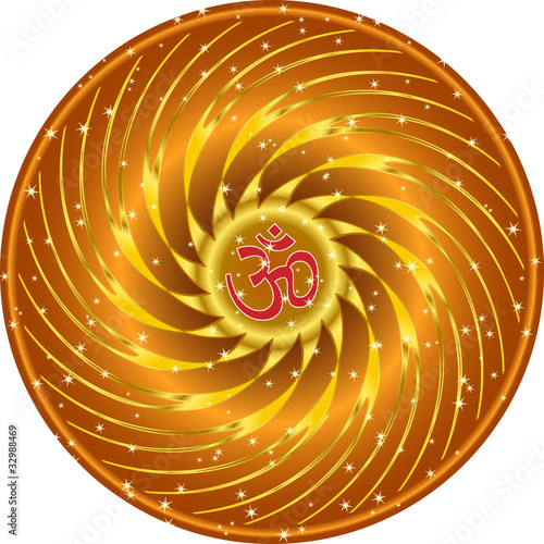 Aum (Om) the holy motif