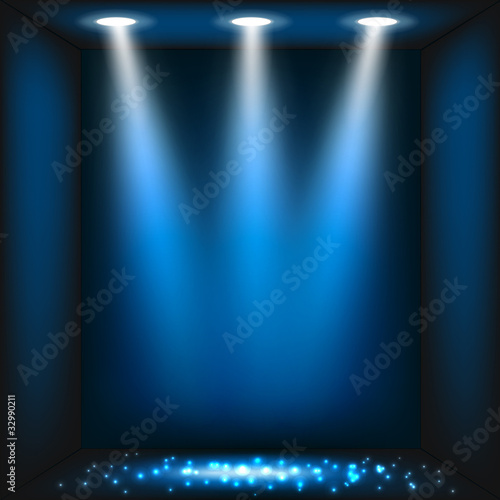 Abstract dark blue background