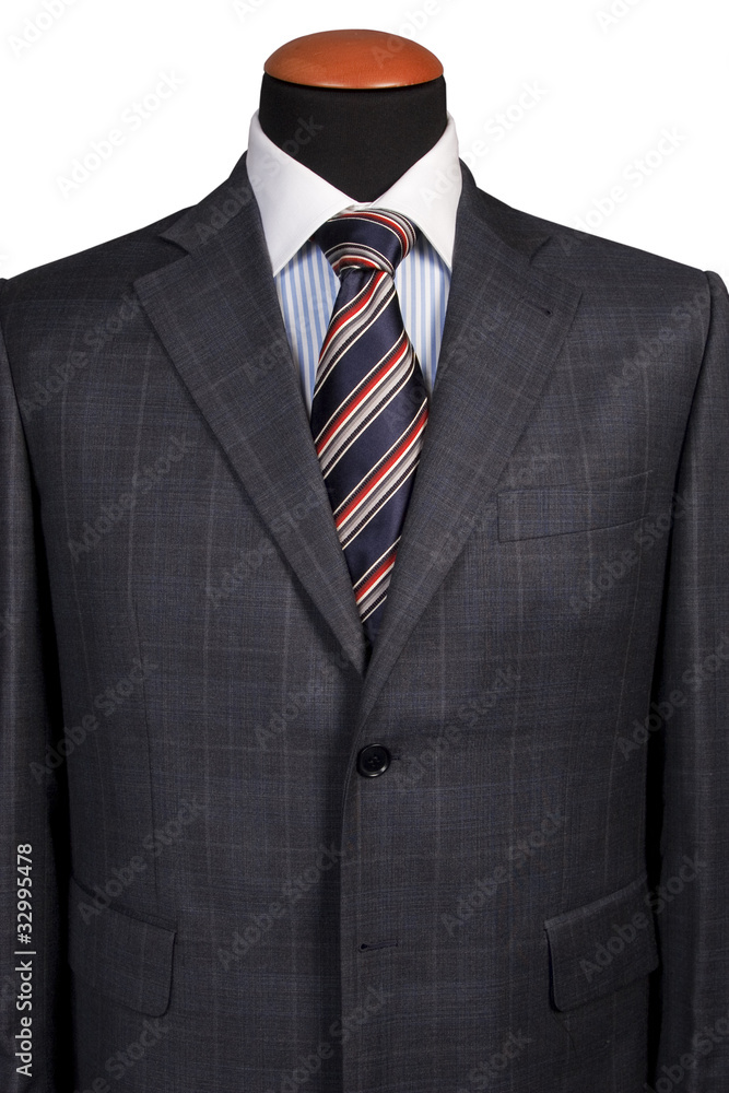 Detail of a suit and a tie Detail of a suit and a tie