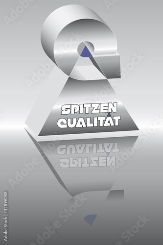 Dreieck Spitzen Qualitaet blau