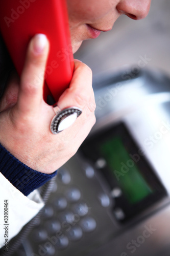 Cuadro en lienzo telefonata in cabina telefonica