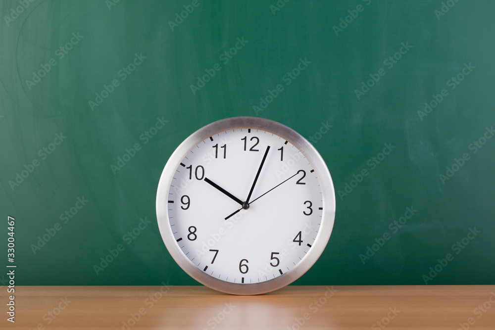 custom made wallpaper toronto digitaluhr vor der tafel