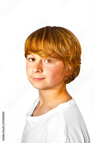 portrait of cute boy
