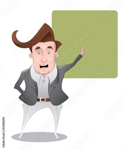 Businessman Sign
