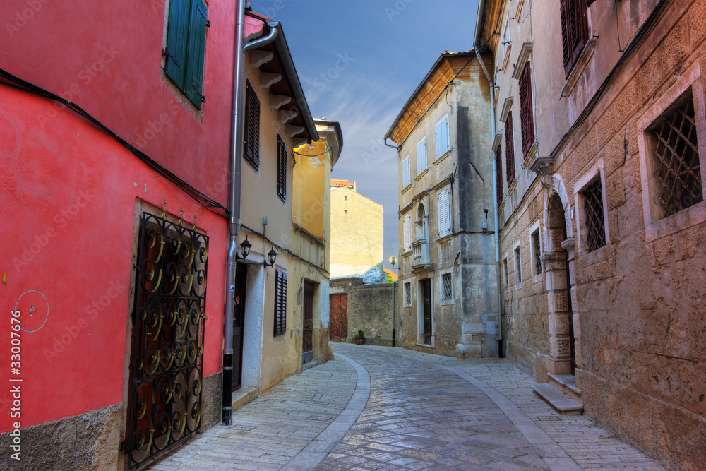 Obraz premium street in Porec, Croatia